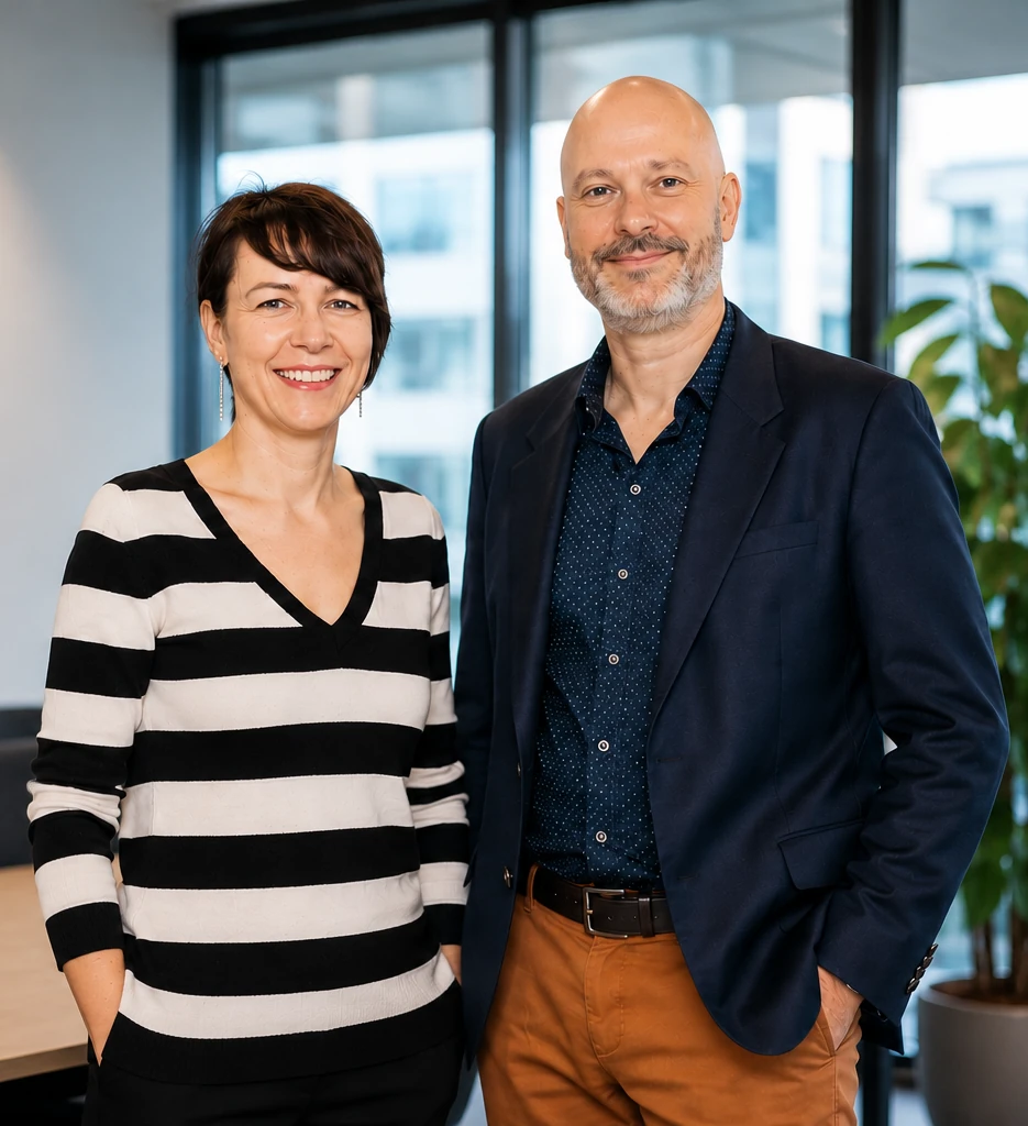 Damien Portolano et Joanna Prazanowska, fondateurs de l'écosystème Humental / rps.lu